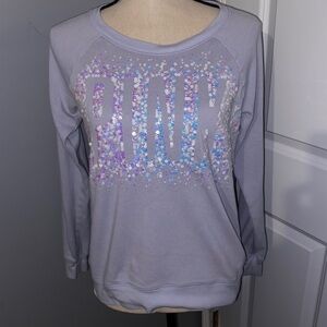 PINK Victoria’s Secret Sequin Logo Sweatshirt